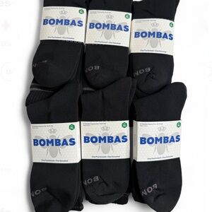 6 Pack Bombas Crew Lenght Size Extra Large Unisex